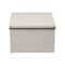 Household Essentials Canvas Storage Box with Lid